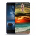 Дизайнерский пластиковый чехол для Nokia 8 Закат