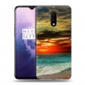 Дизайнерский пластиковый чехол для OnePlus 7 Закат