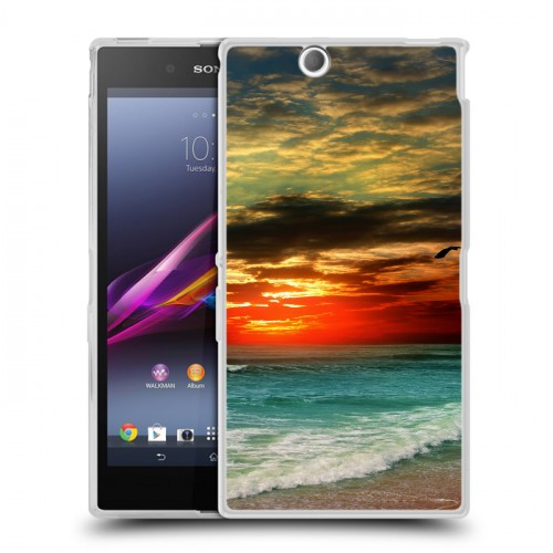 Дизайнерский пластиковый чехол для Sony Xperia Z Ultra  Закат