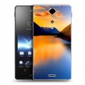 Дизайнерский пластиковый чехол для Sony Xperia TX Закат