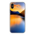 Дизайнерский силиконовый чехол для Iphone x10 Закат