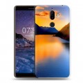 Дизайнерский пластиковый чехол для Nokia 7 Plus Закат