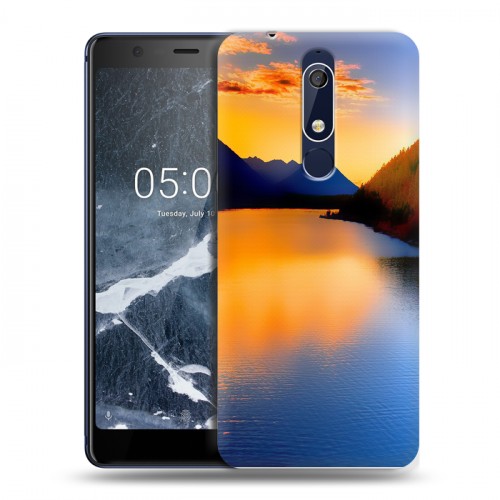 Дизайнерский пластиковый чехол для Nokia 5.1 Закат