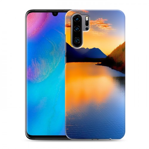 Дизайнерский силиконовый чехол для Huawei P30 Pro Закат