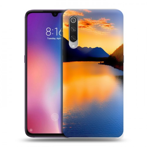 Дизайнерский силиконовый с усиленными углами чехол для Xiaomi Mi9 Закат