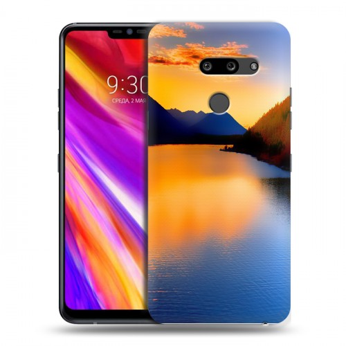 Дизайнерский пластиковый чехол для LG G8 ThinQ Закат