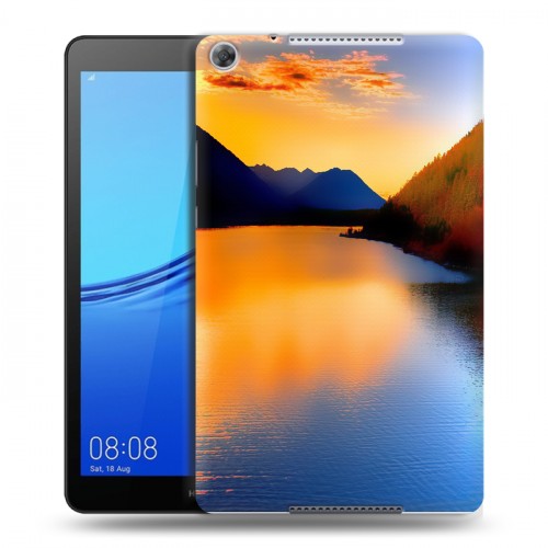Дизайнерский силиконовый чехол для Huawei MediaPad M5 lite 8 Закат