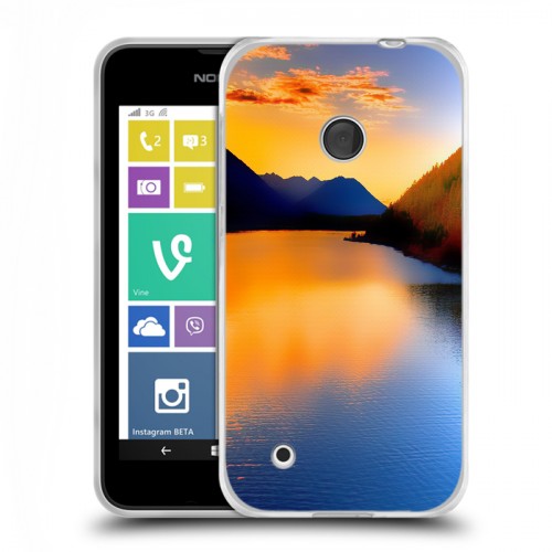 Дизайнерский пластиковый чехол для Nokia Lumia 530 Закат