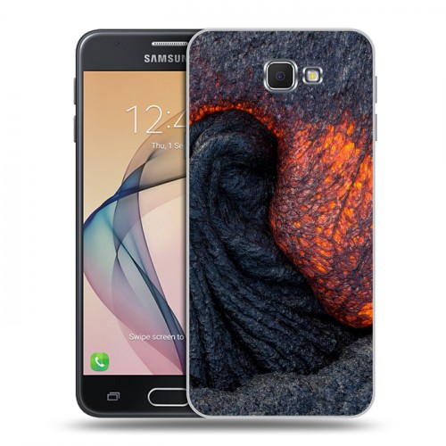Дизайнерский пластиковый чехол для Samsung Galaxy J5 Prime вулкан