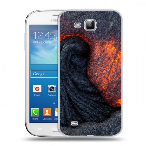 Дизайнерский пластиковый чехол для Samsung Galaxy Premier вулкан