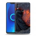 Дизайнерский силиконовый чехол для Alcatel 5V вулкан