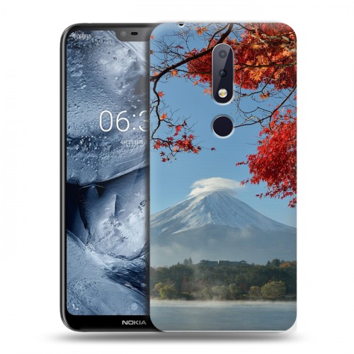 Дизайнерский силиконовый чехол для Nokia 6.1 Plus вулкан