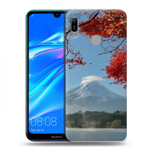 Дизайнерский пластиковый чехол для Huawei Y6 (2019) вулкан