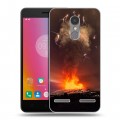 Дизайнерский силиконовый чехол для Lenovo K6 вулкан