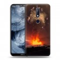 Дизайнерский силиконовый чехол для Nokia 6.1 Plus вулкан