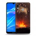 Дизайнерский пластиковый чехол для Huawei Y6 (2019) вулкан