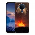 Дизайнерский силиконовый чехол для Nokia 5.4 вулкан