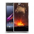 Дизайнерский пластиковый чехол для Sony Xperia Z Ultra  вулкан