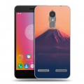 Дизайнерский пластиковый чехол для Lenovo K6 вулкан