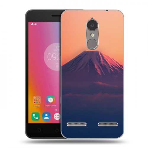 Дизайнерский пластиковый чехол для Lenovo K6 вулкан