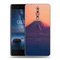 Дизайнерский пластиковый чехол для Nokia 8 вулкан