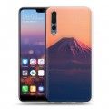 Дизайнерский силиконовый с усиленными углами чехол для Huawei P20 Pro вулкан