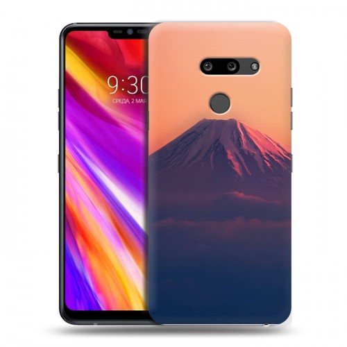 Дизайнерский пластиковый чехол для LG G8 ThinQ вулкан