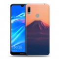 Дизайнерский пластиковый чехол для Huawei Y6 (2019) вулкан