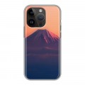 Дизайнерский силиконовый чехол для Iphone 14 Pro вулкан