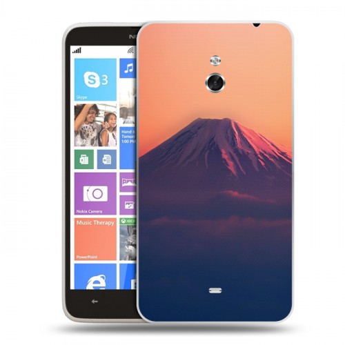 Дизайнерский пластиковый чехол для Nokia Lumia 1320 вулкан