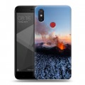 Дизайнерский пластиковый чехол для Xiaomi Mi8 SE вулкан