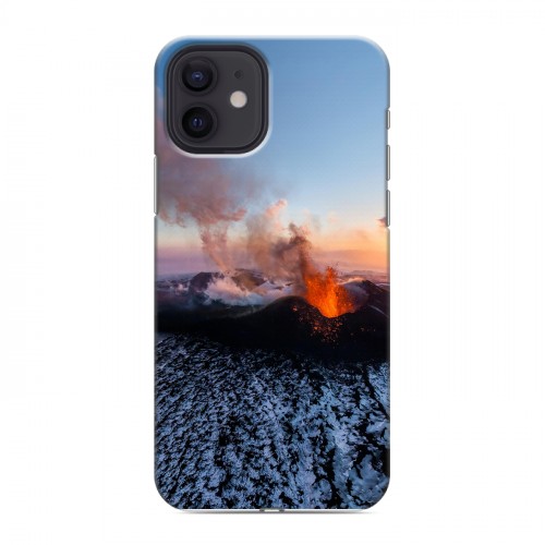 Дизайнерский силиконовый чехол для Iphone 12 вулкан