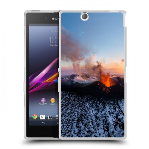 Дизайнерский пластиковый чехол для Sony Xperia Z Ultra  вулкан