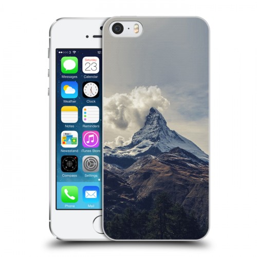Дизайнерский пластиковый чехол для Iphone 5s вулкан