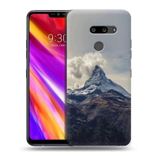 Дизайнерский пластиковый чехол для LG G8 ThinQ вулкан