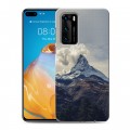 Дизайнерский пластиковый чехол для Huawei P40 вулкан