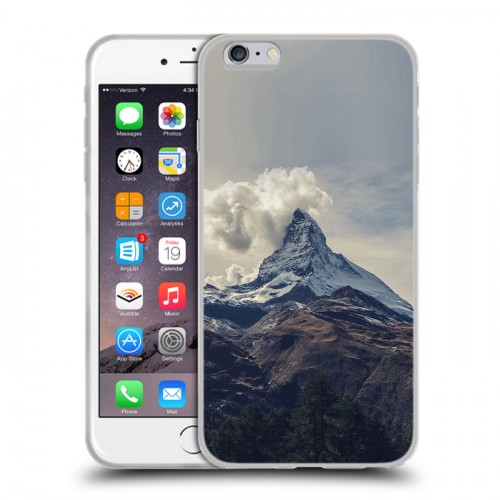 Дизайнерский силиконовый чехол для Iphone 6 Plus/6s Plus вулкан