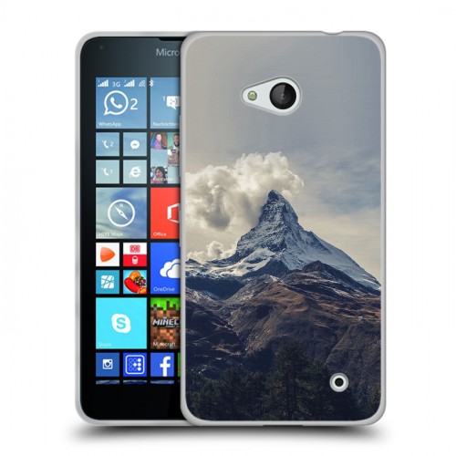 Дизайнерский пластиковый чехол для Microsoft Lumia 640 вулкан