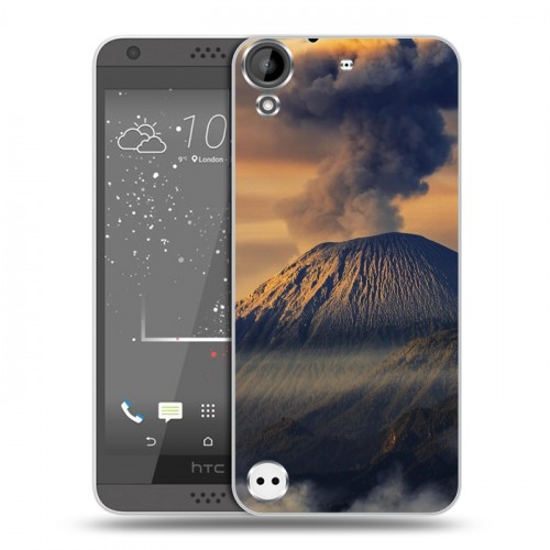 Дизайнерский пластиковый чехол для HTC Desire 530 вулкан