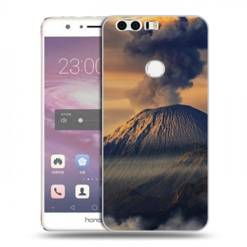 Дизайнерский пластиковый чехол для Huawei Honor 8 вулкан