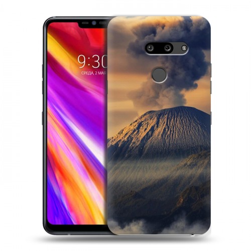 Дизайнерский пластиковый чехол для LG G8 ThinQ вулкан