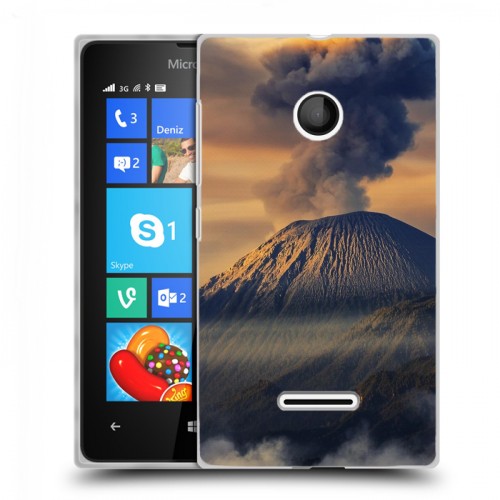 Дизайнерский пластиковый чехол для Microsoft Lumia 435 вулкан
