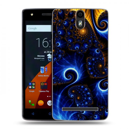 Дизайнерский силиконовый чехол для Wileyfox Storm Абстракции Фрактал