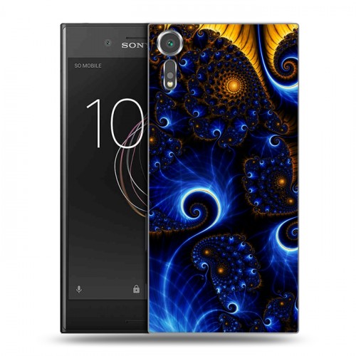 Дизайнерский пластиковый чехол для Sony Xperia XZs Абстракции Фрактал