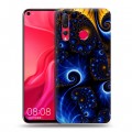 Дизайнерский пластиковый чехол для Huawei Nova 4 Абстракции Фрактал