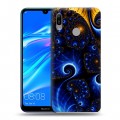 Дизайнерский пластиковый чехол для Huawei Y6 (2019) Абстракции Фрактал