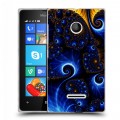 Дизайнерский пластиковый чехол для Microsoft Lumia 435 Абстракции Фрактал