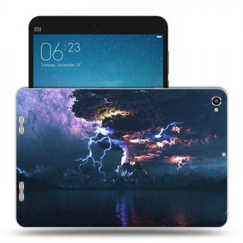 Дизайнерский силиконовый чехол для Xiaomi Mi Pad 2 вулкан