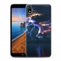 Дизайнерский силиконовый чехол для Xiaomi RedMi 7A вулкан