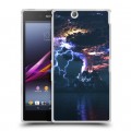 Дизайнерский пластиковый чехол для Sony Xperia Z Ultra  вулкан